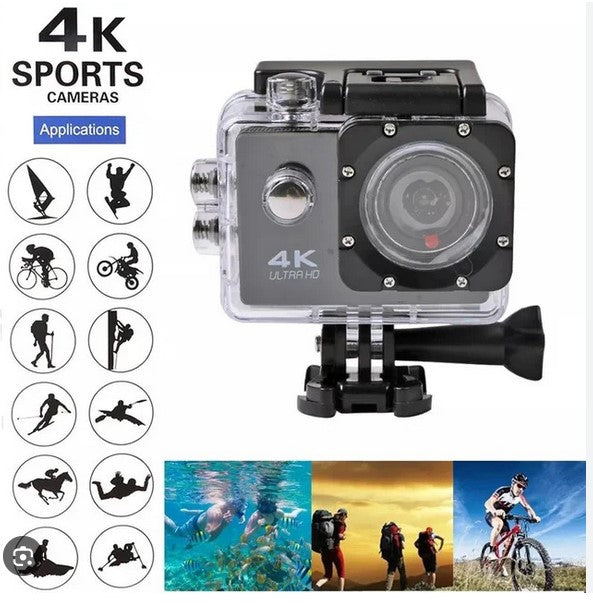 Camara deportiva 4k Sports PACK 2UN
