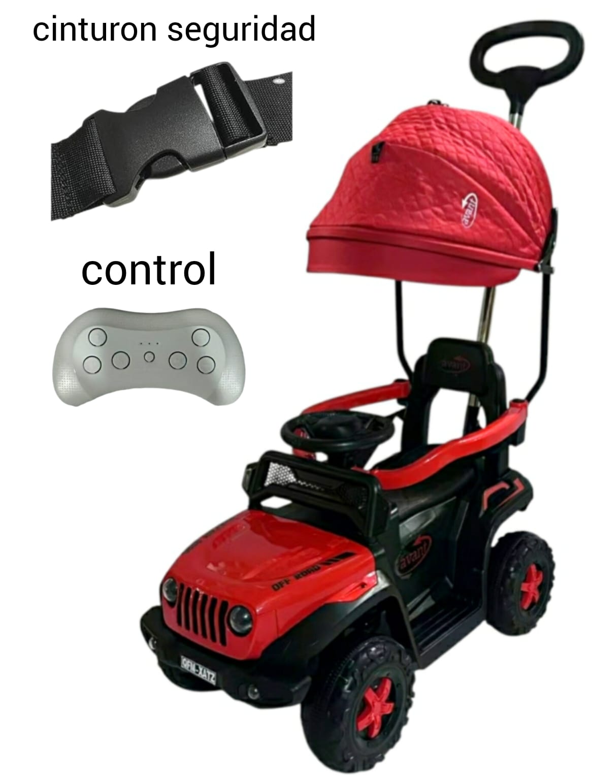 CUATRIMOTO ELECTRICA NUEVA CON CONTROL